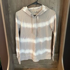 Tie dye cotton hoodie
